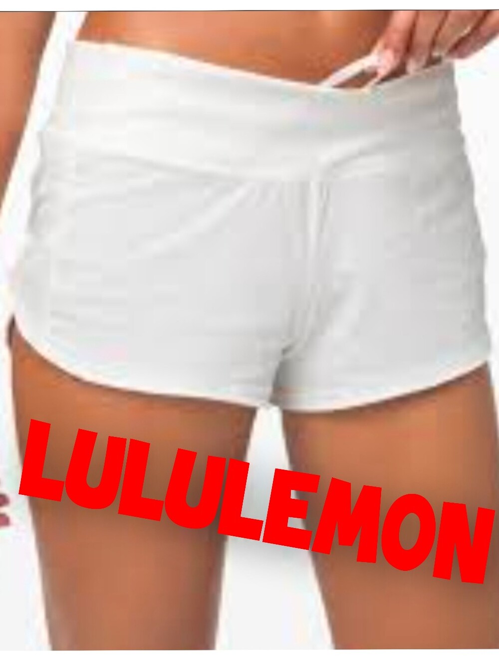 lululemon athletica Women's White Athletic Shorts